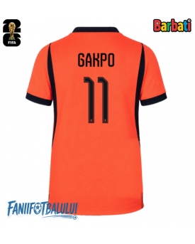 Țările de Jos Cody Gakpo #11 Tricou Fotbal Replică Mondial 2026 Barbati Acasa